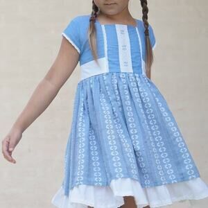 Well Dressed Wolf Blue School Days Dress Size 8 NWT